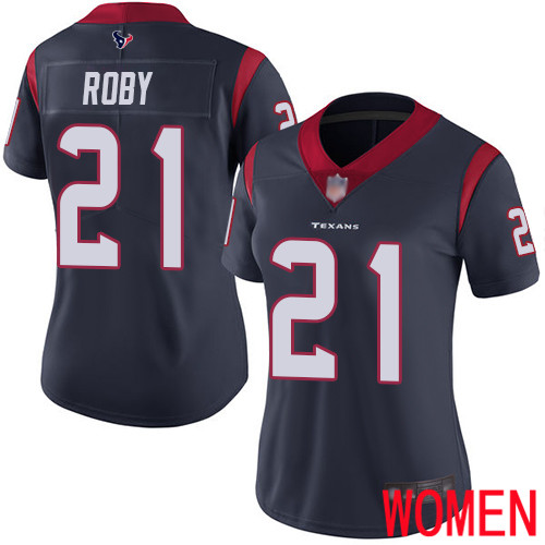 Houston Texans Limited Navy Blue Women Bradley Roby Home Jersey NFL Football 21 Vapor Untouchable